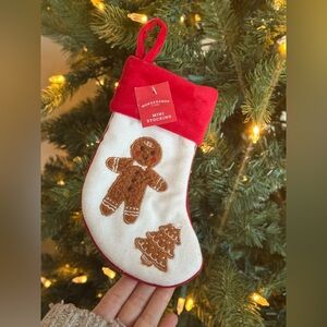 Wondershop Red & White Gingerbread Mini Stocking